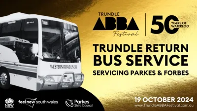 Trundle ABBA 2024 Festival Transport - Western Road Liners Bus