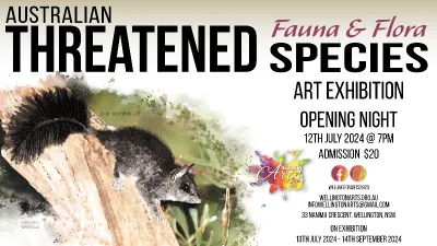 Wellington Arts Threatened Species Art Exhibition - Opening Night