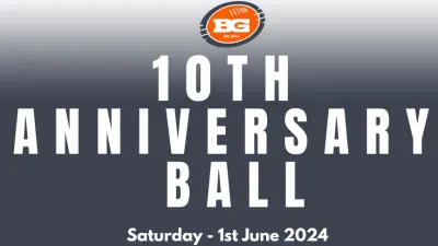 Bathurst GIANTS 10th Anniversary Ball